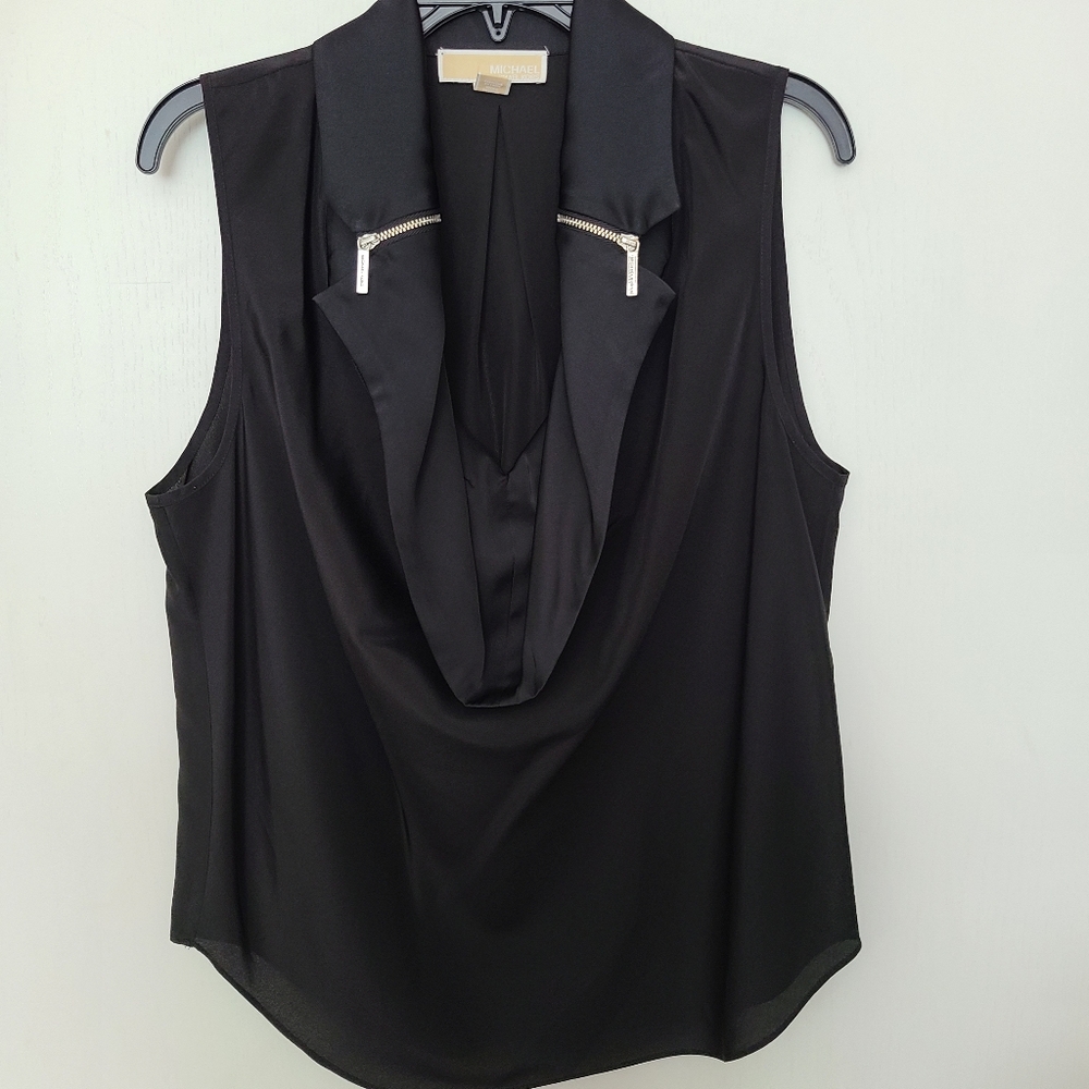 Elegant Black Sleeveless Top